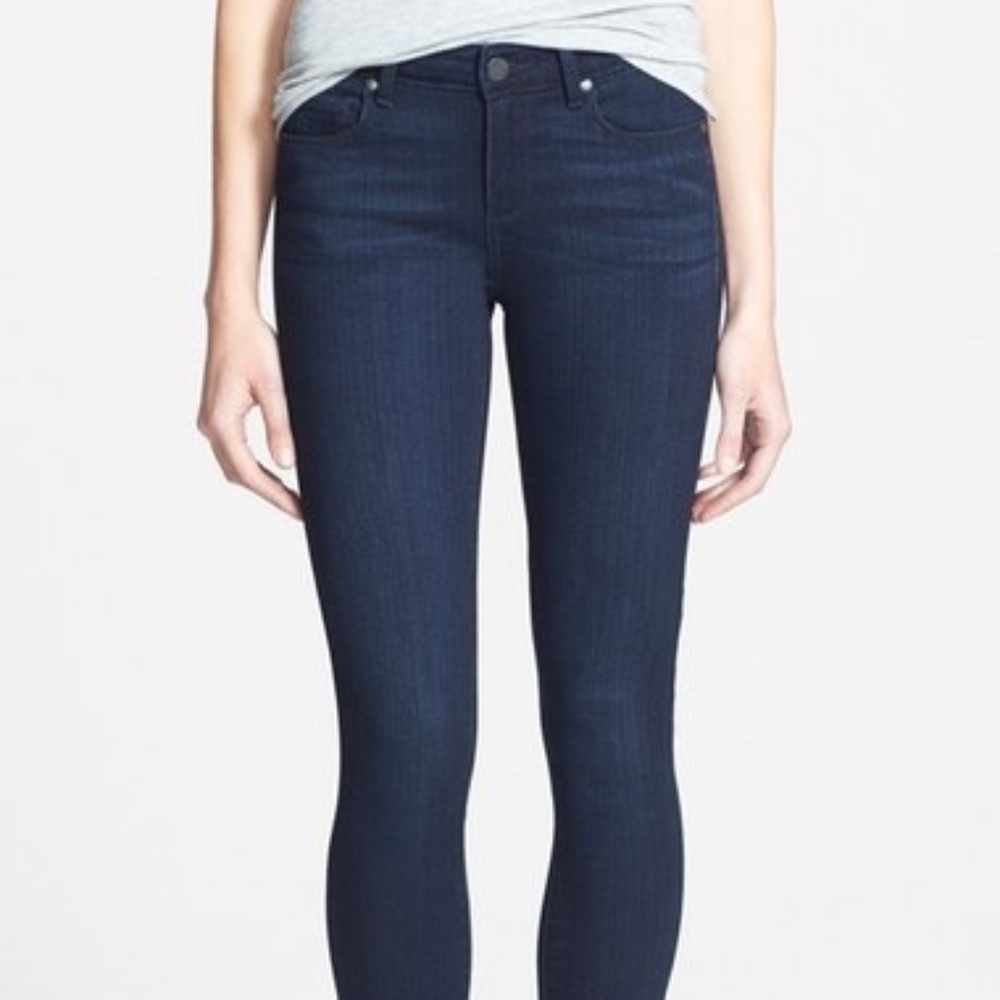 Paige Verdugo Ankle Mae Women's Dark Denim Jeans Size 24 $179 ****